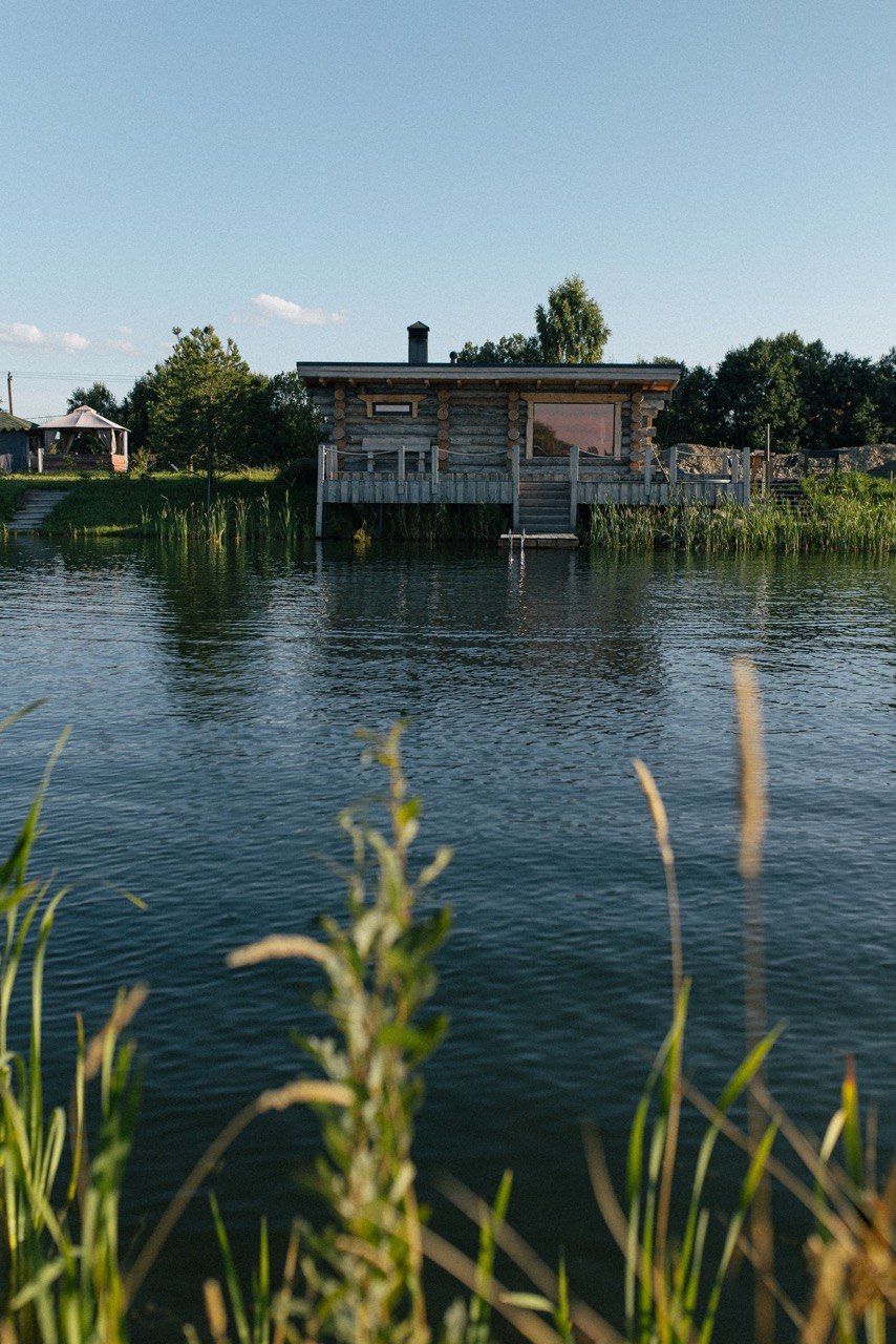 Баня на озере спб Аренда бани на озере